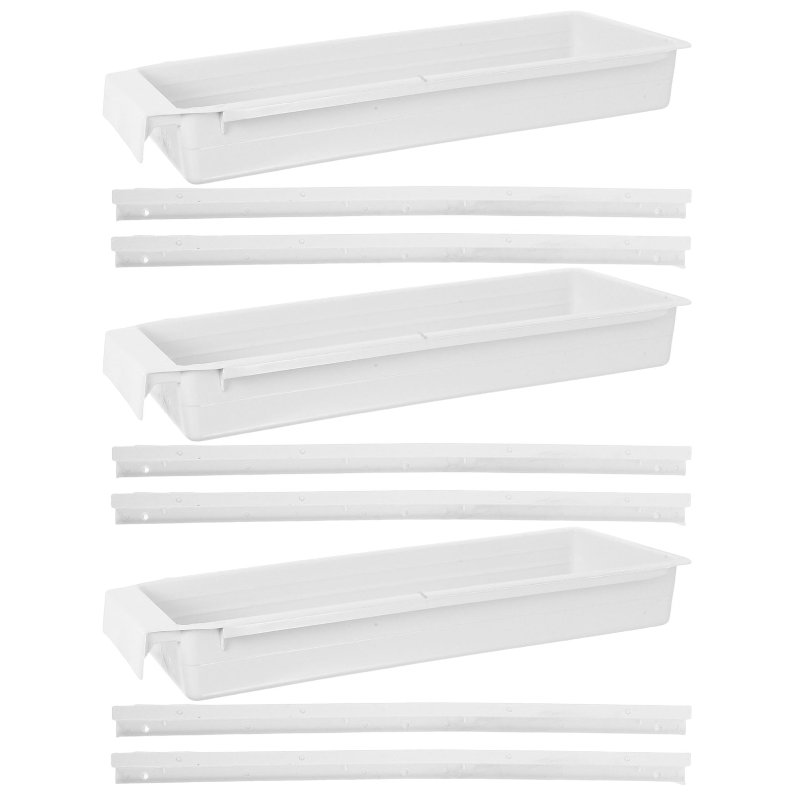 Craft Embellishment Storage - 3セット工業用ミシン台用引き出しボックス収納容器プラスチック製ミシン引き出しオーガナイザーミシン引き出しレール