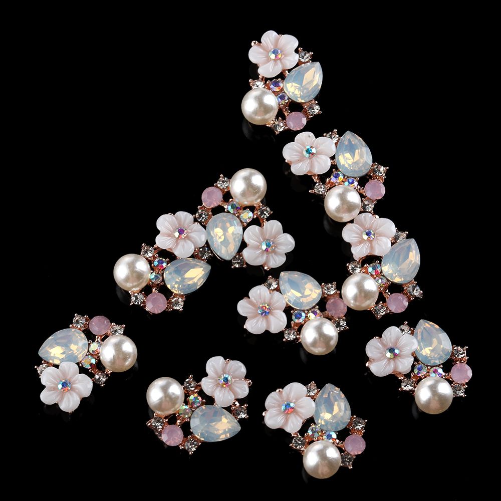 10個入りメッキ加工アパレル用フラットバック縫製アクセサリー - Sew On Rhinestone のレビューと価格