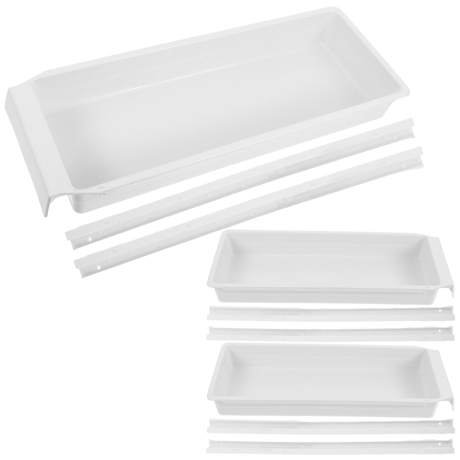 3セット工業用ミシン台用引き出しボックス収納容器プラスチック - Craft Embellishment Storage のレビューと価格