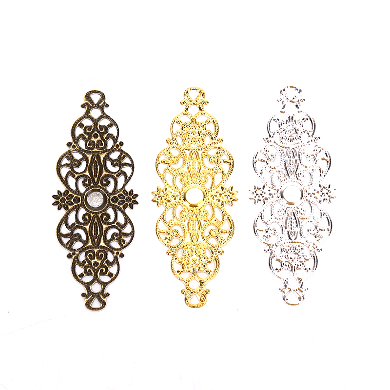 ★ ▲ 20個入りフィリグリーフラワーラップコネクタークラフ - Craft Embellishments のレビューと価格