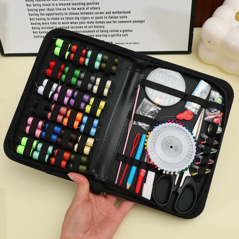 ポータブルボックス付き裁縫キットセット、多機能裁縫アクセサリ - Craft Embellishment Storage のレビューと価格