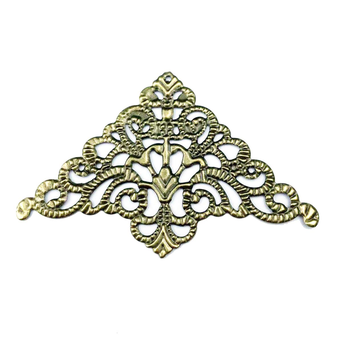 200個入り中空コネクター三角形フィリグリーラップ 32x5 - Craft Embellishments のレビューと価格